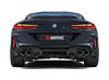 Akrapovic Evolution Line Titan Duplex Racing-Komplettanlage inkl. OPF-Ersatz BMW M8 inkl. Competition F91 F92 je 2x rund abgeschrägt aus Carbon