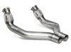 Akrapovic Edelstahl untere Downpipes mit Nach-Kat-Ersatzrohren Audi S6 RS6 C7 4G und S7 RS7 für OEM Audi Sport Akrapovic Auspuffanlage