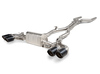 Akrapovic Evolution Line Titan Duplex Racing-Komplettanlage inkl. OPF-Ersatz BMW M8 inkl. Competition F91 F92 je 2x rund abgeschrägt aus Carbon