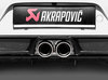 Akrapovic Titan Endschalldämpfer-Ersatzrohr Porsche 911 991.1 GT3 2x100mm rund eingerollt abgeschrägt