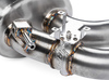 APR Edelstahl Duplex Ø76mm Sportauspuff-Komplettanlage ab Kat VW Golf 7 R Vor-Facelift