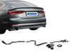 Bastuck Edelstahl Duplex Racing-Komplettanlage ab OPF mit Klappensteuerung Audi A5 B9 Typ F5 TFSI Facelift Frontantrieb je 100mm rund doppelwandig (ab 2018)