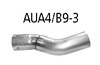Bastuck Edelstahl Verbindungsrohr hinten Audi A4 B9 TFSI Frontantrieb