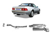 Bastuck Edelstahl Racing-Komplettanlage ab Kat Mercedes-Benz SL 600 V12 R129 2x105x75mm oval eingerollt abgeschrägt