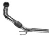Bastuck Edelstahl Downpipe mit Kat-Ersatzrohr Ø76mm VW Golf 7 1.5l TSI ohne OPF Bj.2017-18