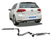 Bastuck Edelstahl Duplex Sportauspuff-Komplettanlage ab Kat VW Golf 7 Diesel (Mod. mit Starrachse) je 90mm rund doppelwandig abgeschrägt