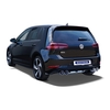 Bastuck Edelstahl Duplex Sportauspuff-Komplettanlage ab Kat VW Golf 7 GTI Facelift in R-Optik je 2x100mm rund doppelwandig gerade
