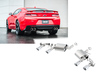 Borla ATAK Edelstahl Duplex Sportauspuff mit Klappensteuerung Ø70mm-System Chevrolet Camaro SS V8 Modelljahr 2016-17 je 2x102mm rund eingerollt abgeschrägt