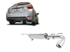 Borla Edelstahl Sportauspuff Subaru XV ab 2011 81mm rund eingerollt abgeschrägt