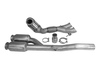 Bull-X Edelstahl Ø76mm Downpipe mit 200-Zellen Sport-Kat u. OPF Audi A3 8V 2.0l TFSI inkl. S3 quattro Gen3 OPF