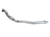 Bull-X Edelstahl Ø76mm untere Downpipe mit Vorschalldämpfer-Ersatzrohren Audi A4 B9 2.0l TFSI inkl. quattro Typ 8W