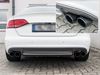 EGO-X Edelstahl Duplex Sportauspuff-Komplettanlage ab Kat mit Klappensteuerung Ø76mm Audi S4 B8 inkl. Endrohrsatz nach Wahl
