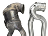 BULL-X Edelstahl Downpipe mit Kat-Ersatzrohren Audi RS3 8V OPF