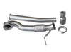 Bull-X Edelstahl Ø76mm Downpipe mit Kat-Ersatzrohr Audi S3 8L