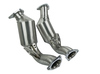BULL-X Edelstahl Ø63,5mm Downpipe mit 200-Zellen Sport-Kat Audi A4 S4 B8 3.0l TFSI
