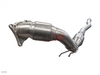 BULL-X Edelstahl Ø76mm Downpipe mit Sport-Kat Ø76mm Audi TT Typ 8J 155kW