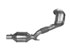 Bull-X Edelstahl Ø76mm Downpipe mit 200-Zellen Sport-Kat u. OPF Audi TT 8S 2.0l TFSI Frontantrieb Gen3 OPF