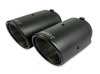 BULL-X Carbon Endrohrsatz zum Aufstecken 2x101mm rund abgeschrägt