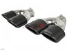 BULL-X Carbon Endrohrsatz zum Aufstecken 4x170x110mm oval schräg