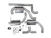 Bull-X Edelstahl Duplex Sportauspuff-Komplettanlage ab Kat Ø76mm Seat Leon 5F ST Cupra