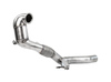 Bull-X-Edelstahl Ø76mm Downpipe mit Sport-Kat Skoda Octavia RS und 1.8l Typ 5E