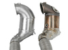 Bull-X Edelstahl Ø76mm Downpipe mit 200-Zellen Sport-Kat u. OPF Skoda Octavia RS 2.0l TSI Typ NX Gen4