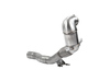 Bull-X-Edelstahl Ø76mm Downpipe mit Sport-Kat Skoda Superb 3 Typ 3V 2.0l TSI
