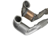 Bull-X-Edelstahl Ø76mm Downpipe mit Sport-Kat VW Golf 7 R inkl. Variant