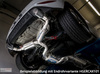 BULL-X Y-Style Edelstahl Duplex Sportauspuff-Komplettanlage ab Kat Ø76mm Seat Leon 5F Cupra 265 280 290 inkl. Endrohrsatz nach Wahl