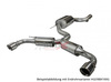 BULL-X Y-Style Edelstahl Duplex Sportauspuff-Komplettanlage ab Kat Ø76mm Seat Leon 5F Cupra 265 280 290 inkl. Endrohrsatz nach Wahl