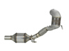 Bull-X Edelstahl Ø76mm Downpipe mit 200-Zellen Sport-Kat u. OPF Skoda Octavia RS 2.0l TSI Typ NX Gen4