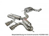 BULL-X Y-Style Edelstahl Mittig Sportauspuff-Komplettanlage ab Kat im R32-Look Ø76mm VW Golf 5 inkl. Endrohrsatz nach Wahl