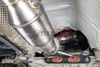 BULL-X Edelstahl Ø76mm Downpipe mit Sport-Kat Ø76mm VW Golf 6R