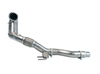 Bull-X-Edelstahl Ø76mm Downpipe mit Sport-Kat VW Golf 7 R inkl. Variant