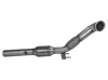 Bull-X Edelstahl Ø89mm Downpipe mit Kat-Ersatzrohr VW Scirocco 3 2.0l TSI Typ T13