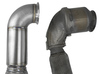Bull-X Edelstahl Ø89mm Downpipe mit Kat-Ersatzrohr VW Scirocco 3 2.0l TSI Typ T13