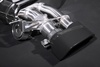 Capristo Edelstahl Duplex Sportauspuff-Komplettanlage ab Kat Audi RS4 B7 je 2x trapezförmig mit Keramik-Beschichtung