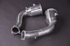 Capristo Edelstahl Downpipe inkl. 250 Zeller Sportkats Audi S8 D5
