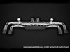 Capristo Edelstahl Sportauspuff Porsche Cayenne 3 inkl. Coupe 4.0l Turbo Typ 536 für originale Endrohre