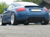 Eisenmann Edelstahl Duplex Sportauspuff RACE-Version Audi TT Quattro 8N Coupe u. Roadster je 1x102mm rund scharf gerade