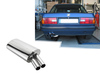 Eisenmann Edelstahl Sportauspuff RACE-Version BMW 3er E30 325i 2x70mm rund scharf gerade