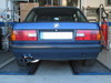 Eisenmann Edelstahl Sportauspuff RACE-Version BMW 3er E30 325i 2x70mm rund scharf gerade