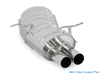 Eisenmann Edelstahl Sportauspuff BMW 3er E46 Limo Touring Coupe Cabrio 320i 325i 330i 2x76mm rund scharf gerade