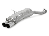 Eisenmann Edelstahl Sportauspuff RACE-Version BMW 3er E46 Limo Touring Coupe Cabrio 2x83mm rund scharf gerade