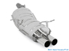 Eisenmann Edelstahl Sportauspuff BMW 3er E46 Limo Touring Coupe Cabrio 2x76mm rund scharf gerade