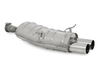 Eisenmann Edelstahl Sportauspuff RACE-Version BMW 3er E46 Limo Touring Coupe Cabrio 2x83mm rund scharf gerade