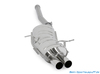 Eisenmann Racing-Komplettanlage ab VSD BMW 3er E46 Limo Touring Coupe Cabrio 2x76mm rund scharf gerade