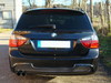 Eisenmann Edelstahl Sportauspuff BMW 3er E90 E91 Limousine u. Touring 316i-320i mit Flansch 2x76mm rund scharf gerade