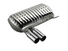 Eisenmann Edelstahl Sportauspuff BMW 3er E90 E91 Limousine u. Touring 316i-320i mit Flansch 2x76mm rund scharf gerade