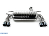 Eisenmann Edelstahl Duplex Sportauspuff-Komplettanlage ab Kat BMW 3er F30 F31 Limousine Touring 335i je 2x76mm rund scharf gerade
